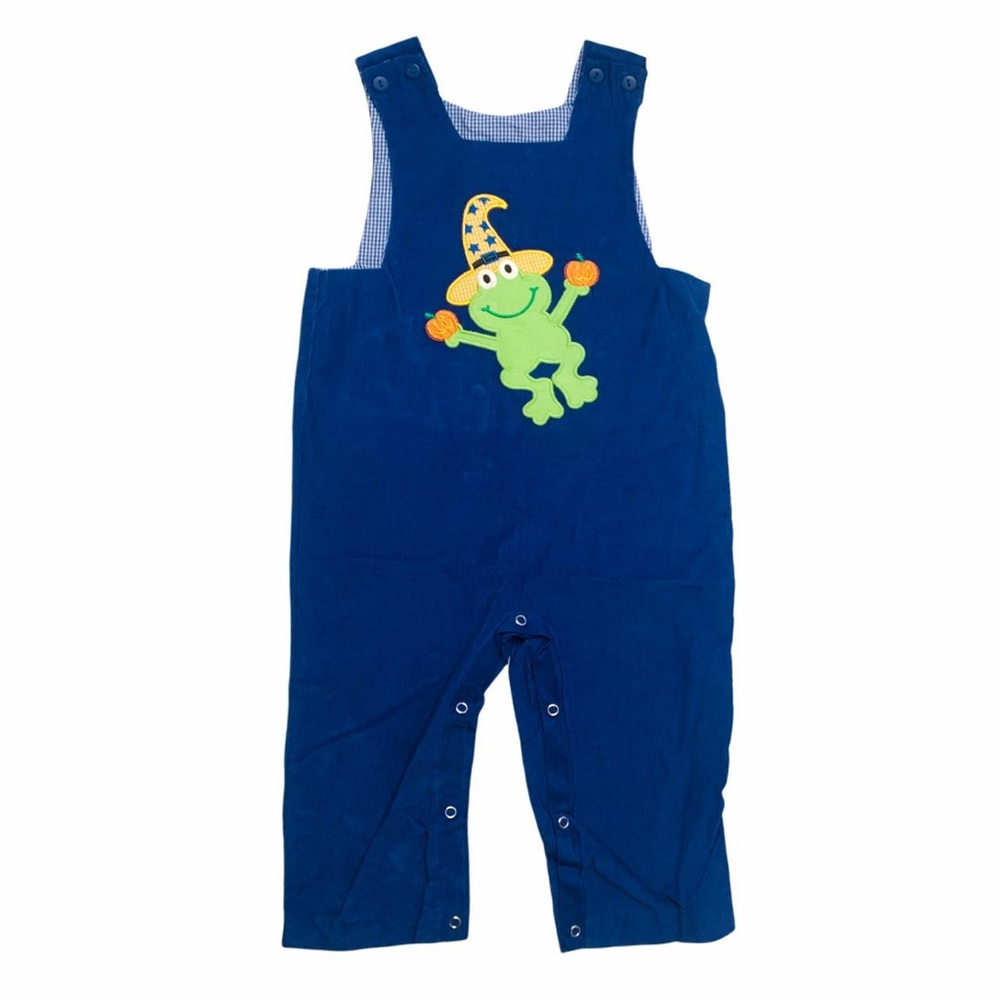 B10-Anavini, 2Y, 0/s cotton applique pant romper Halloween
